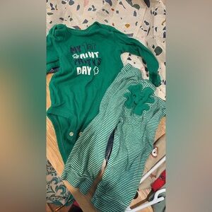St Patrick’s day outfit. Size 6-9 months.